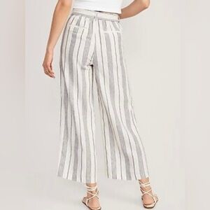 Old Navy Sold Out— High-Waisted Linen-Blend Cropped Wide-Leg Pants